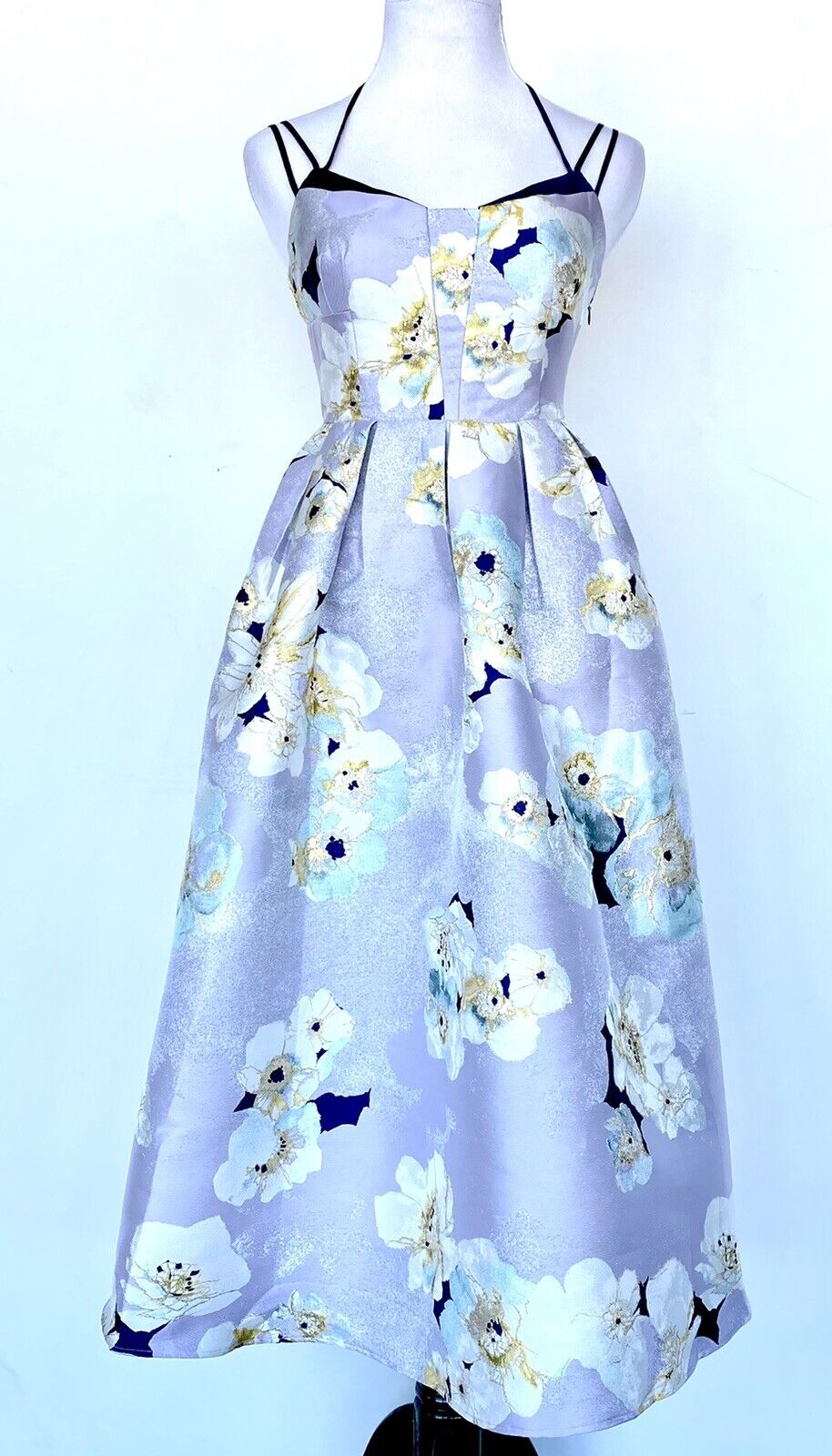 Karen Millen jacquard midi Prom cocktail dress Size US 4 Retail $308 Price $169