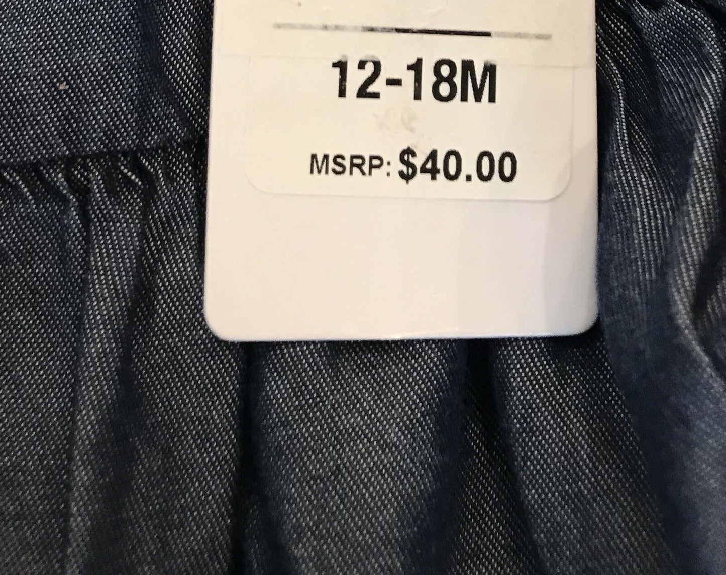 Splendid Soft Tencel Denim Dress & Panties. Retail $40 Price $26 NWT 12-18 Month