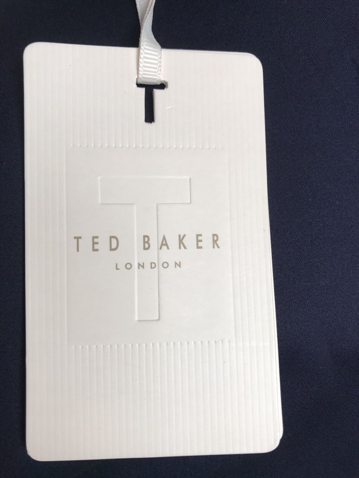 Ted Baker Blue Lace High Waist Cutout Dress Size 12 Retail $309 Price $136 NWT