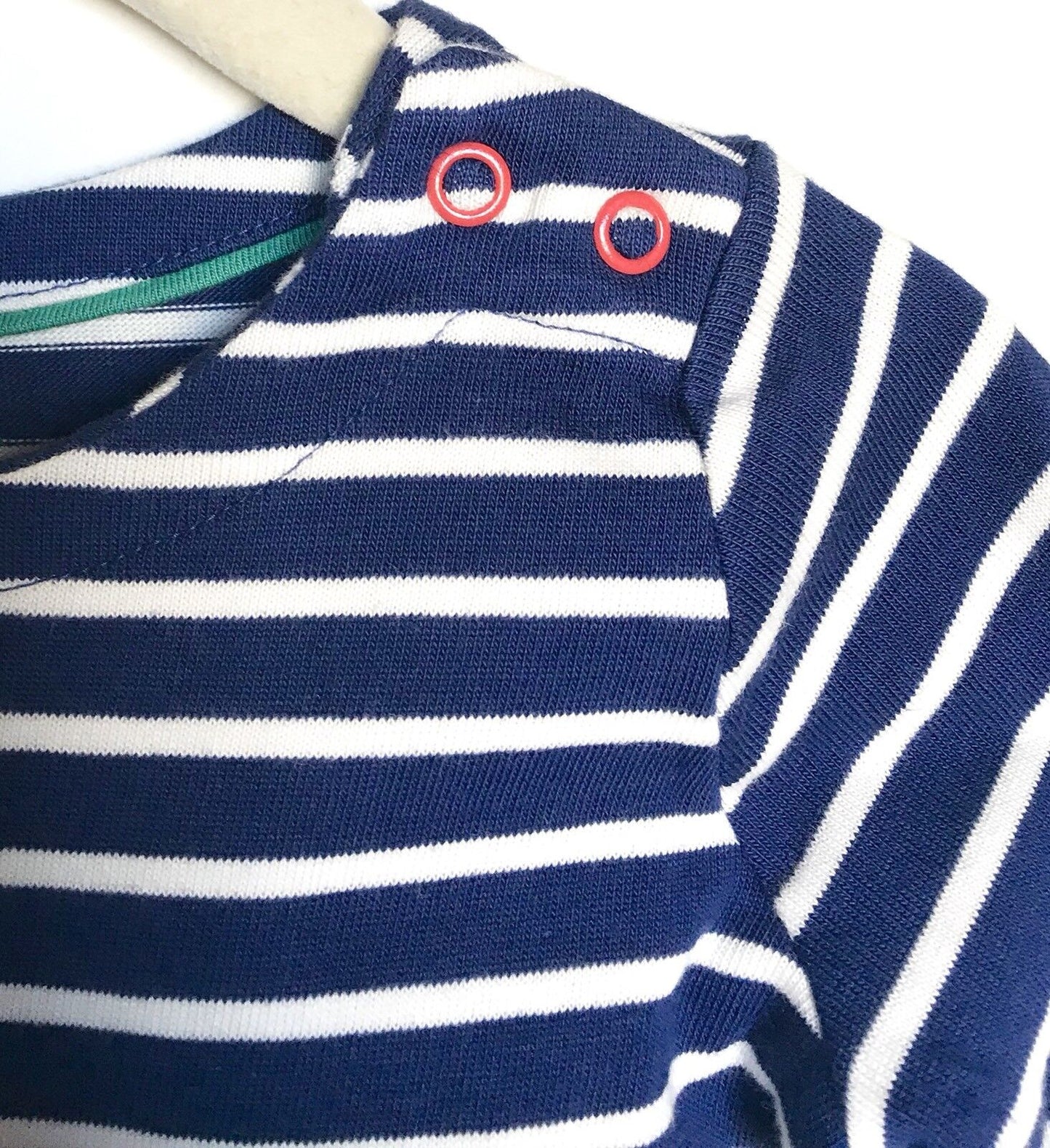 Mini Boden Baby Boden Elbow Patch Breton Top. 3-6 M Retail $22 Price $17 NWT