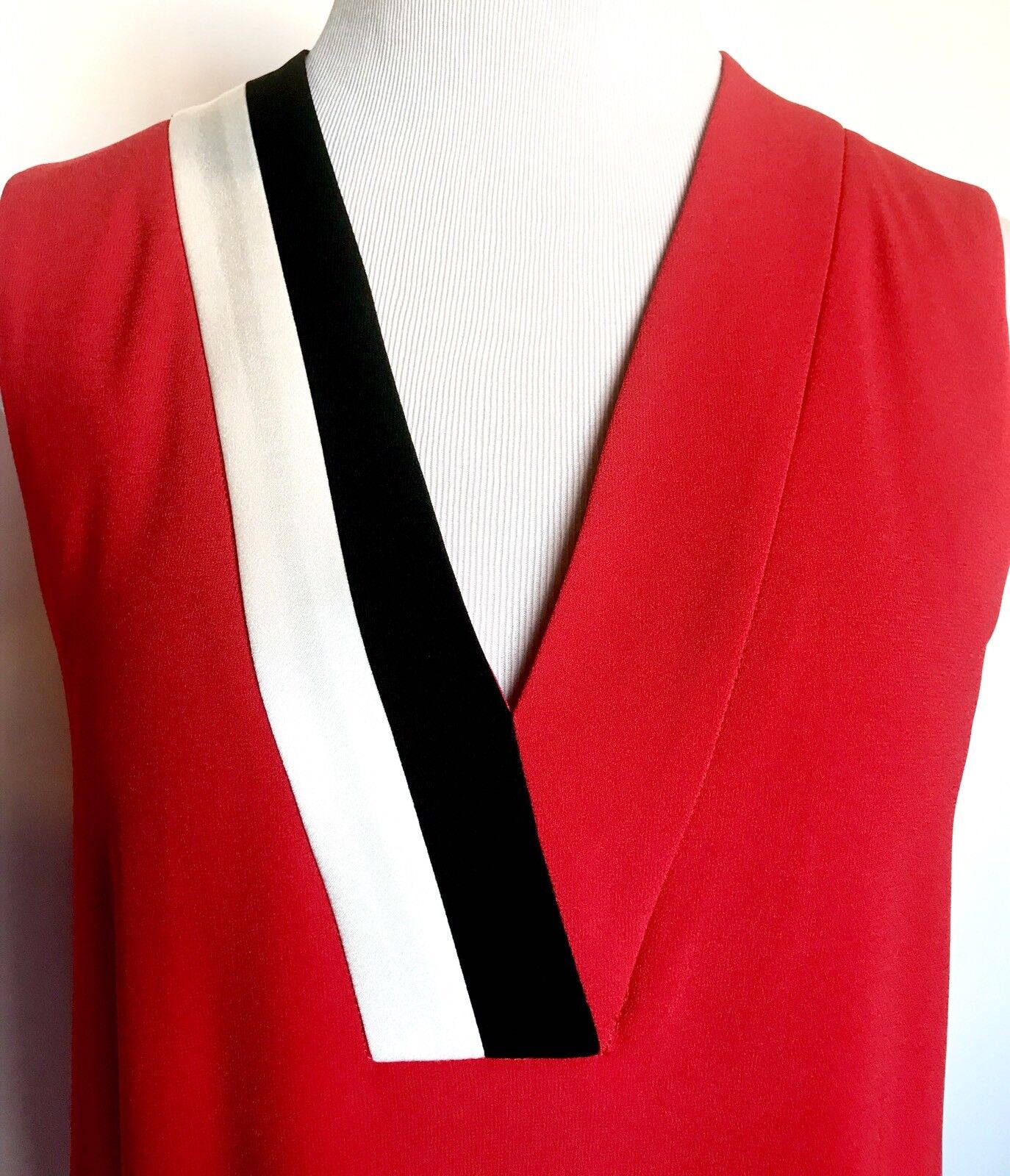 Rag And Bone Red Lodwick Shift Dress. Size 4 Retail $550 Price $175 NWT