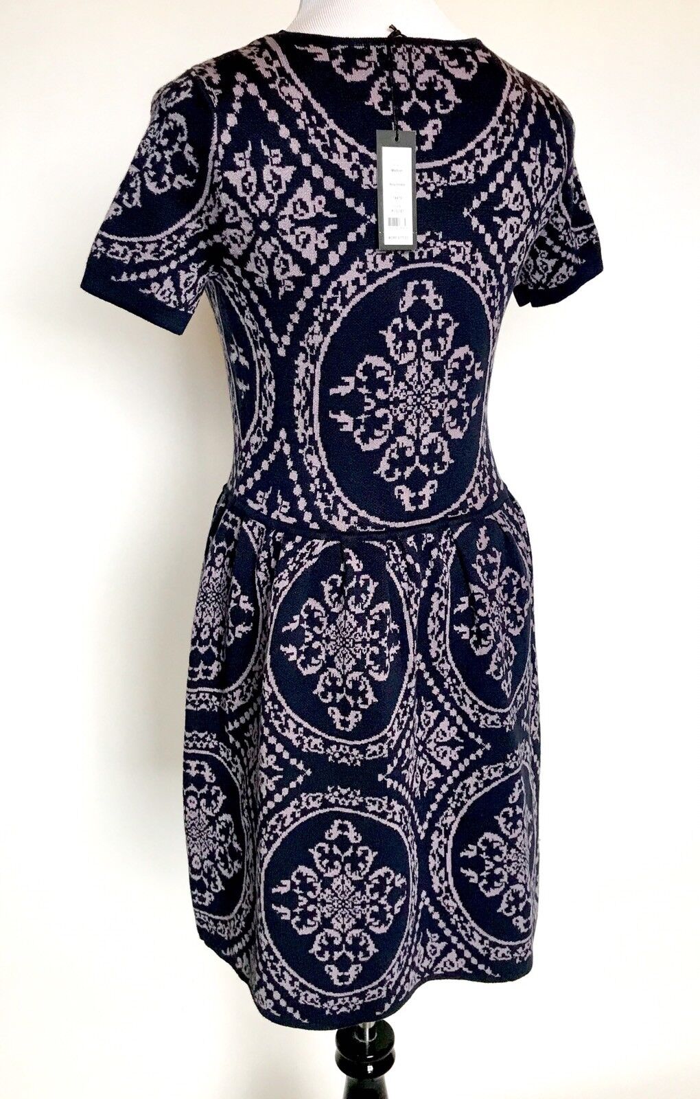 Romeo + Juliet Couture Blue Lilac Knit Dress NWT Retail $175 Price $45 Size M