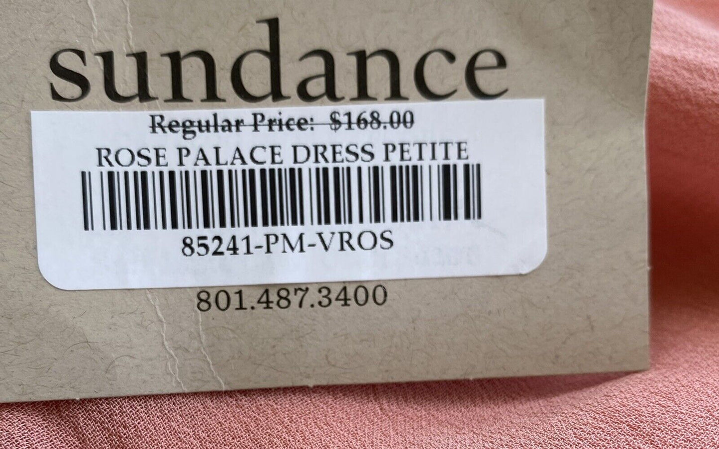 Sundance Catalogue Rose Palace Embroidered Dress Retails $168 Price $52 Petite M