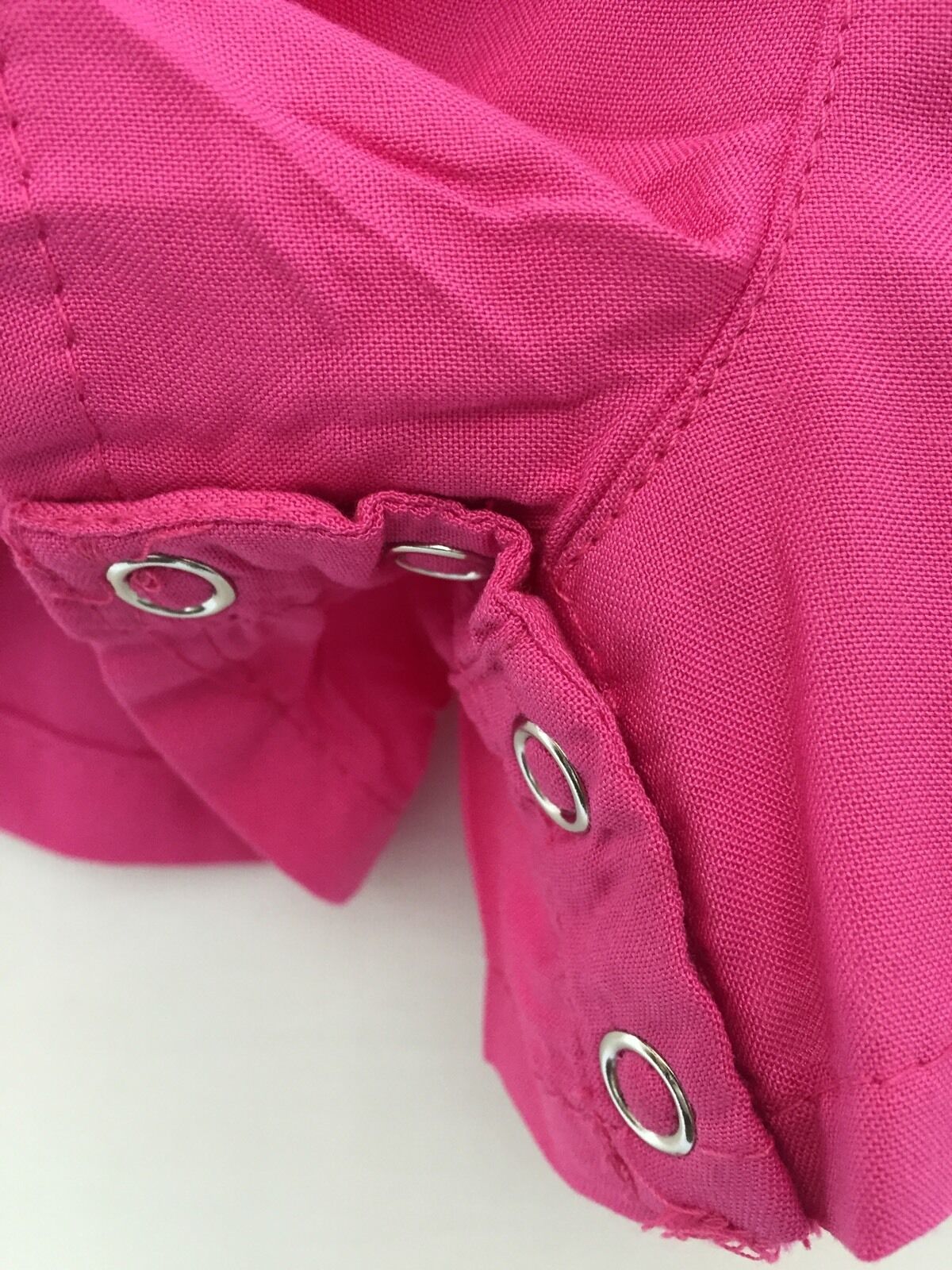 U.S. POLO ASSN. Ruffle pink short Romper. NWT Age 12 M Retails $30 Price $12.50