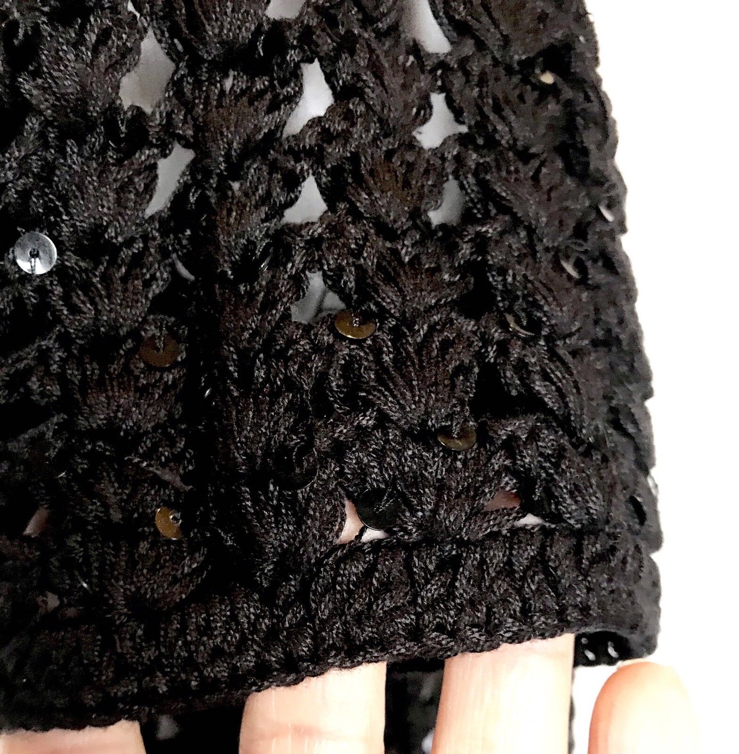 AllSaints Alyse Crochet Sequin Top NWT Retail $178 Price $79 Size S All Saints