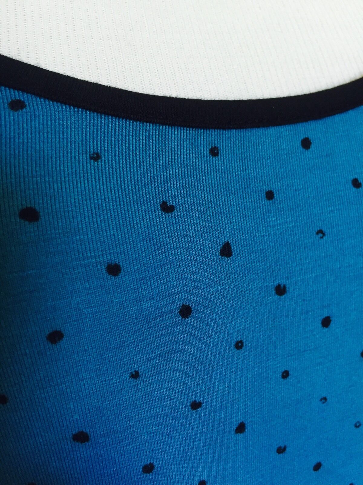 KENSIE Blue & Black Swing Spot Top Sleeveless. Size S RETAILS $39 Price $25