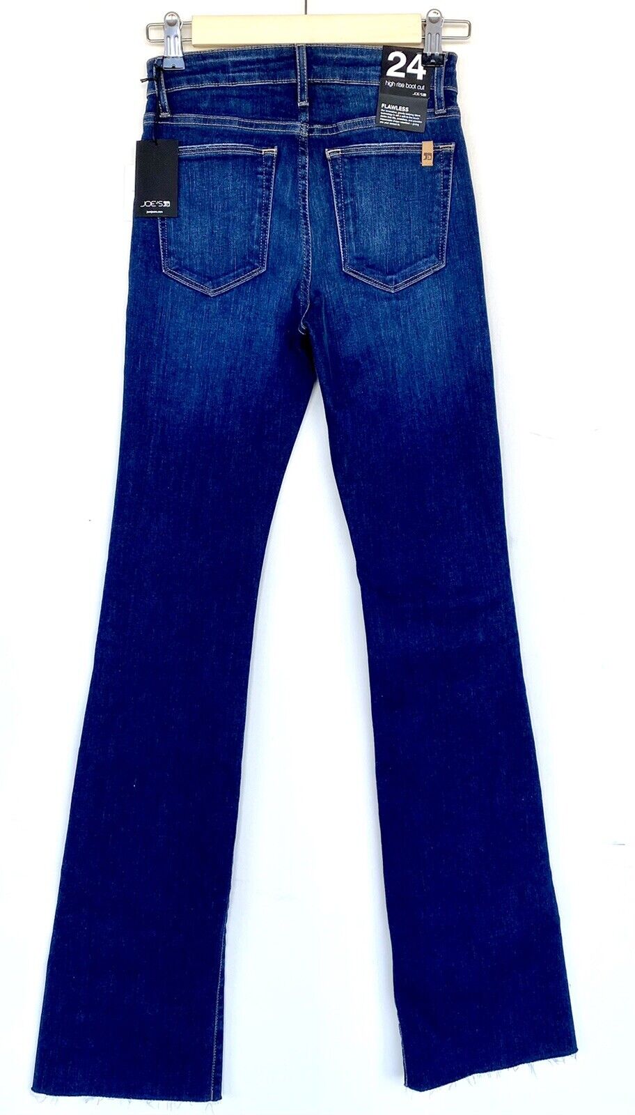 Joe's Jeans  High Rise Raw Hem Hawthorne Boot Cut Jeans Retail $178 Price $79
