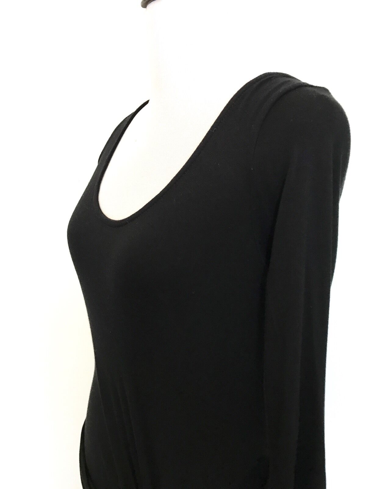 The Vanity Room Dark Black Knot Detail Wrap Dress. NWOT Price $32