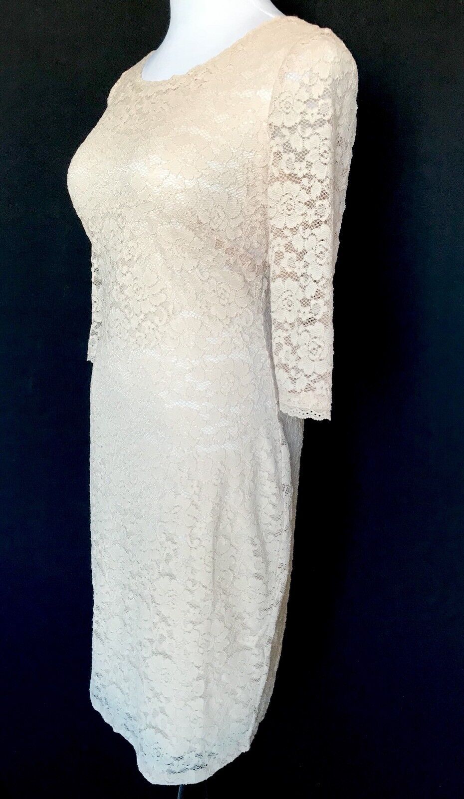 Eliza J Nude Lace Dress NWT Retails $128 Price $68 Size 4