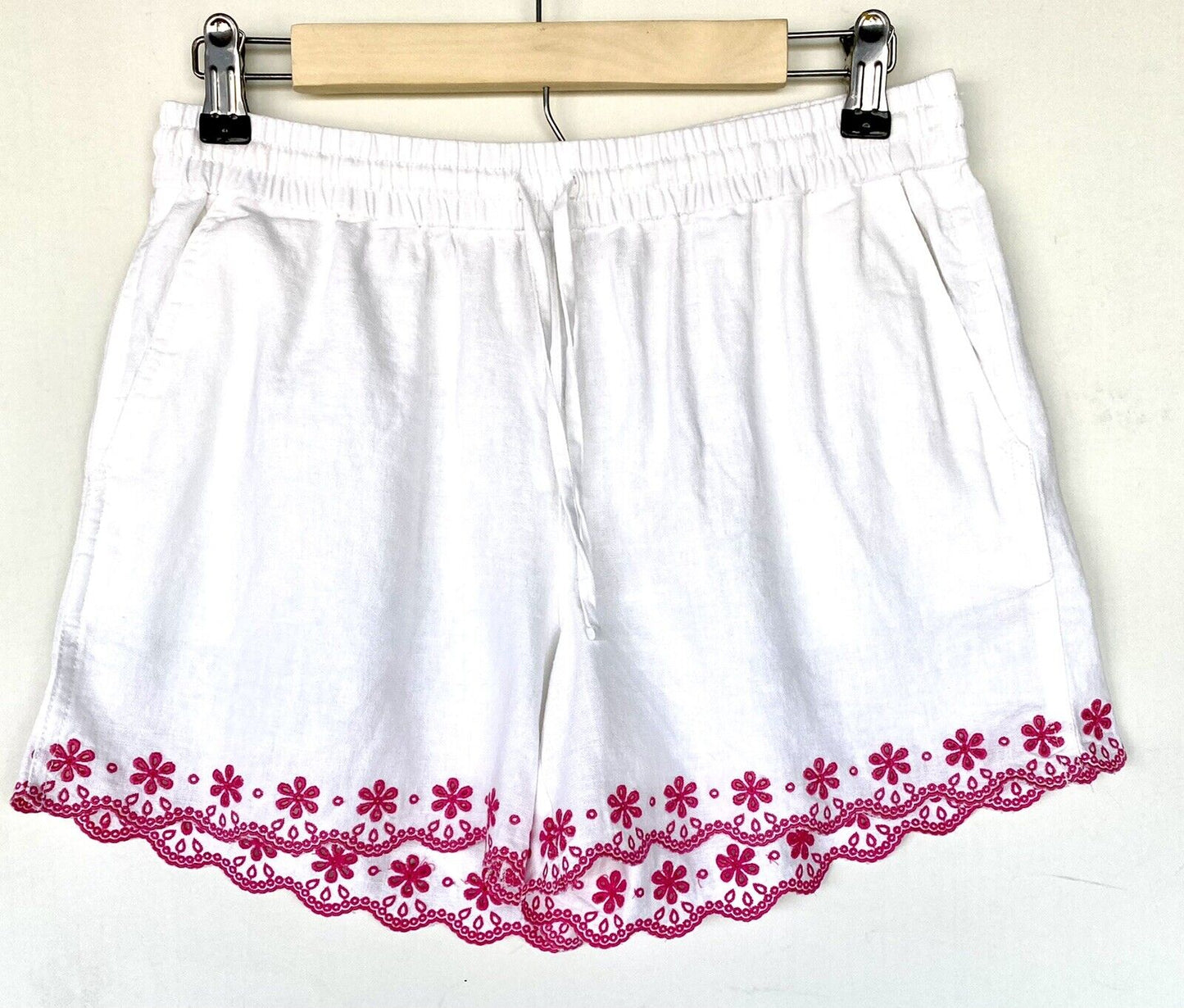 J Crew Embroidered Linen Mix Shorts NWT Retail $69.50  Price $36.50 Size XS