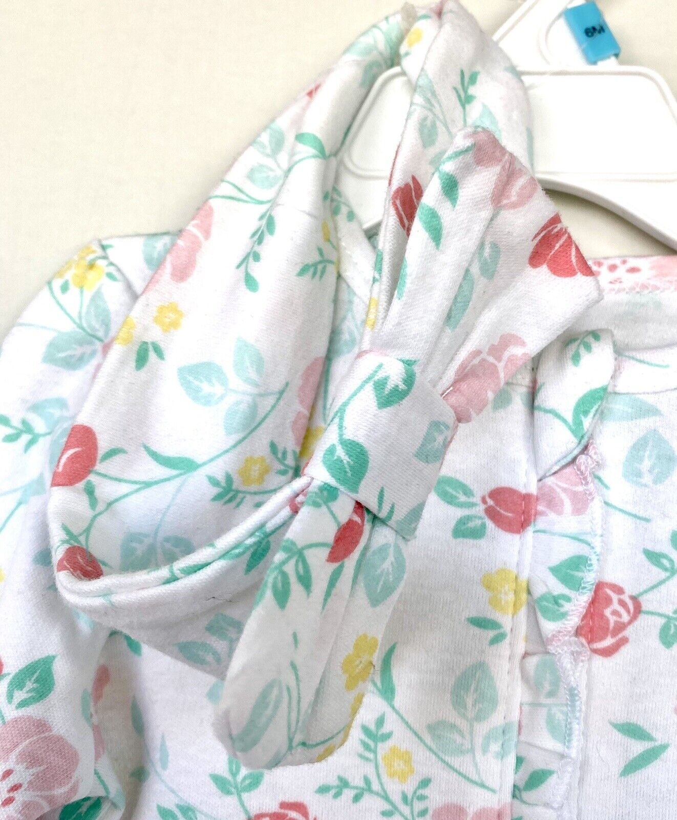 Little Me 2 Piece Rose Footie With Headband 6 Months NWT Price $16