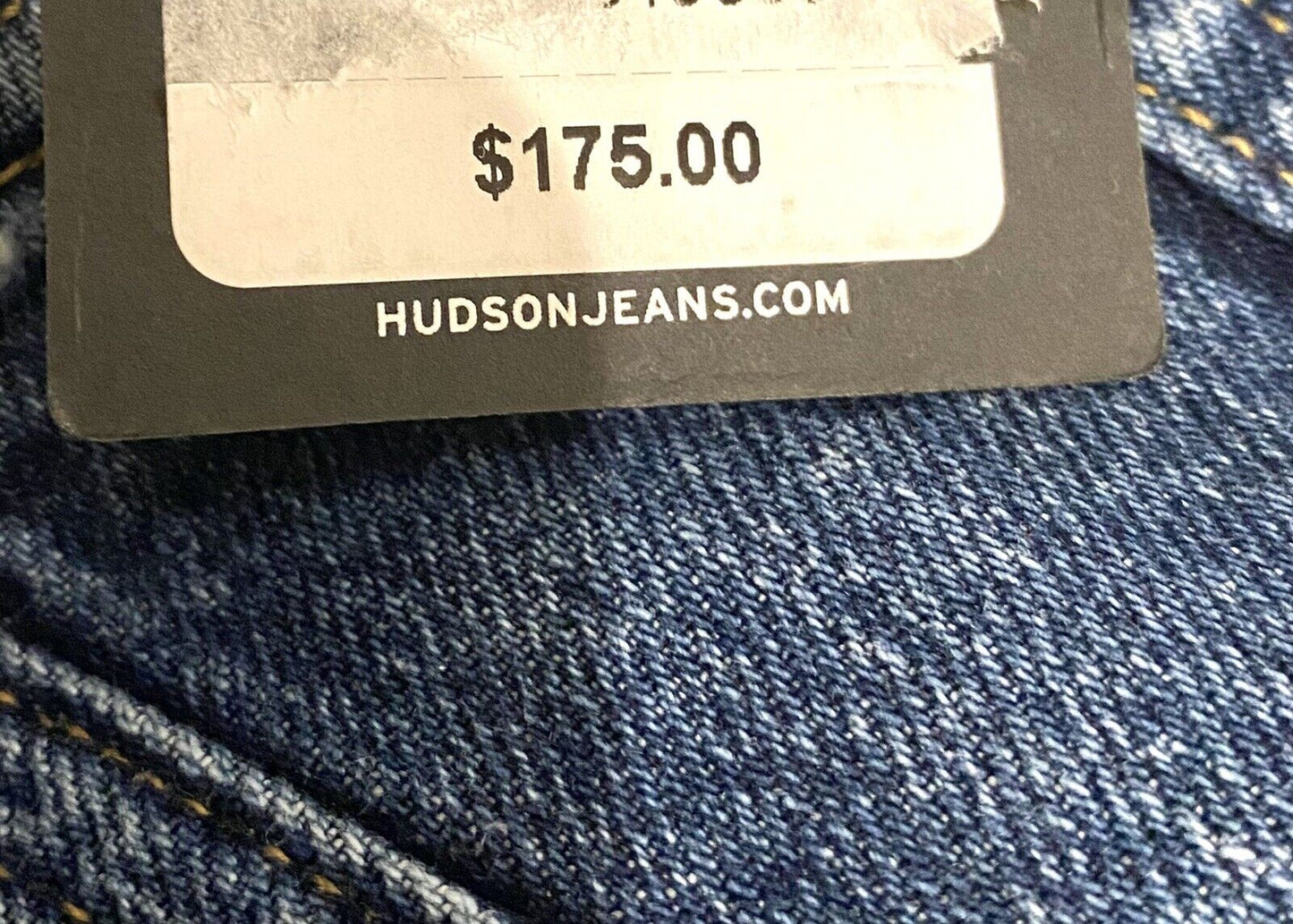 Hudson Moonstruck Cropped Jean Jacket XS Denim Distressed Retail $175 Price $69
