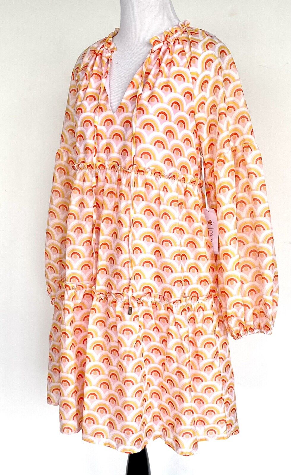 J Marie The Summer Tiered  Dress size XS Retail $128 Price $69