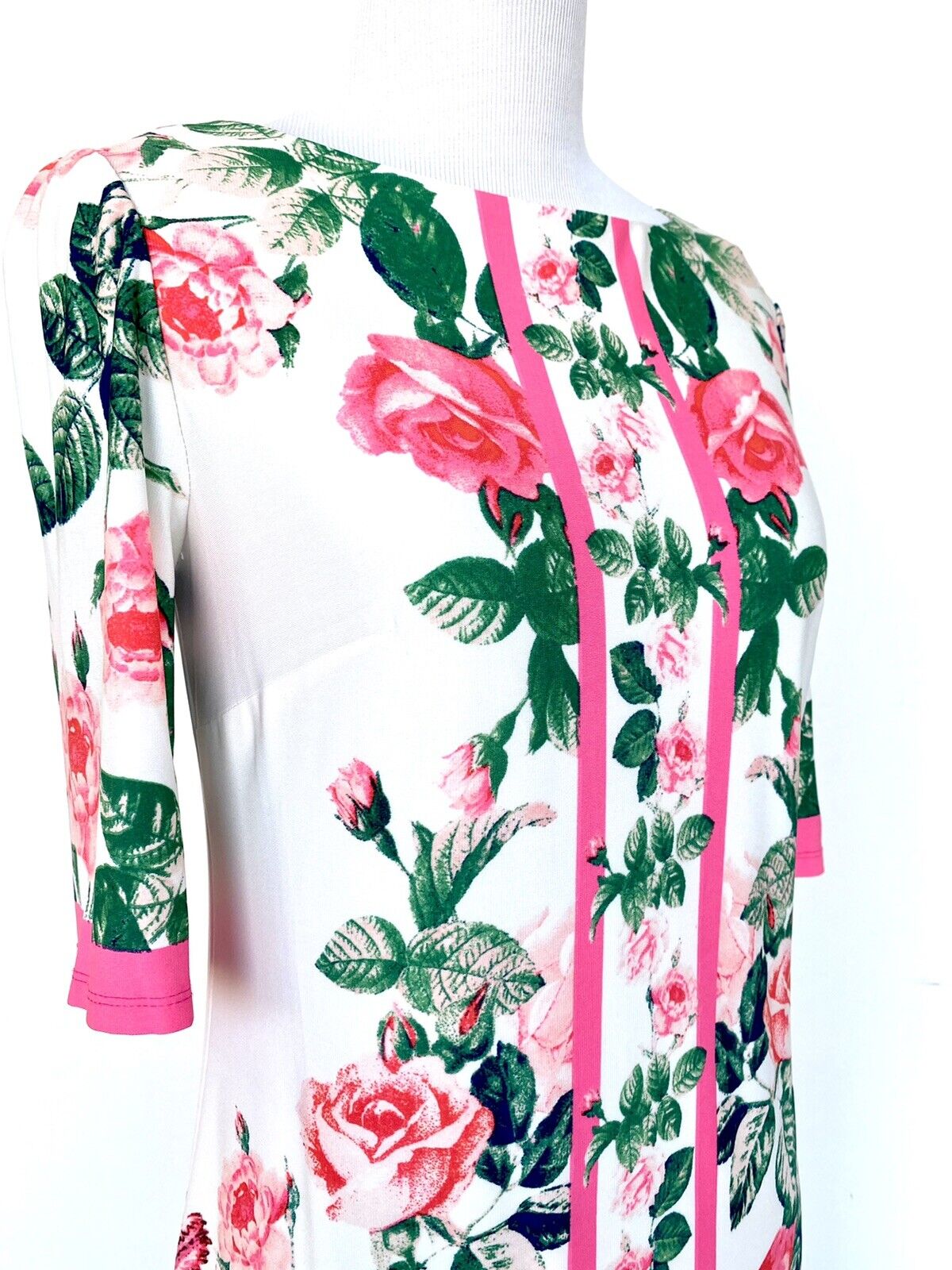 Eliza J Pink Floral Stretch Tunic Dress NWT Retails $128 Price $69 Size 0
