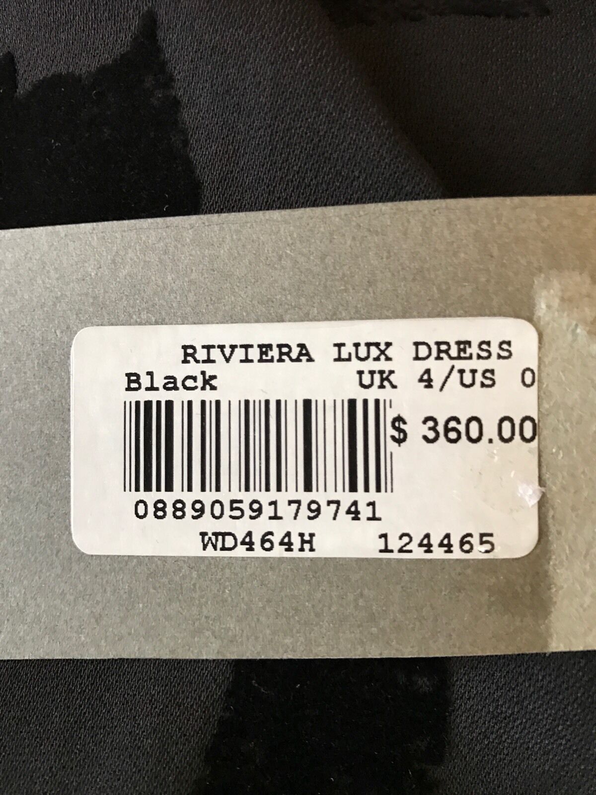 Allsaints Black Knot Riviera Lux Dress NWT Size 0 Retail $360 Price $98