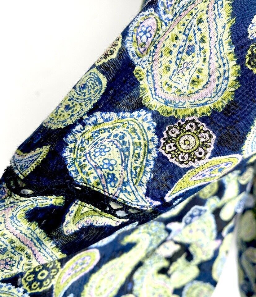 Free People Paisley Bodysuit Retail $78 Price $46.80 NWT Size S