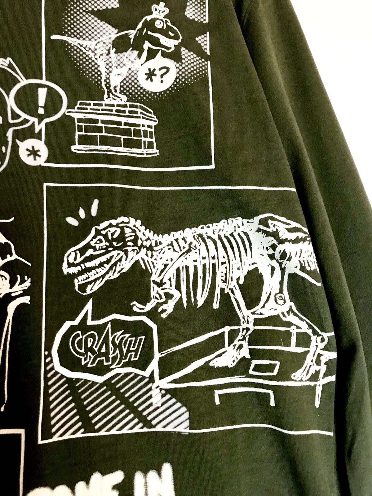 Billy Bandit Museum Dinosaur Skeleton LS Top. Retails $34 Price $25 Age 10 NWT