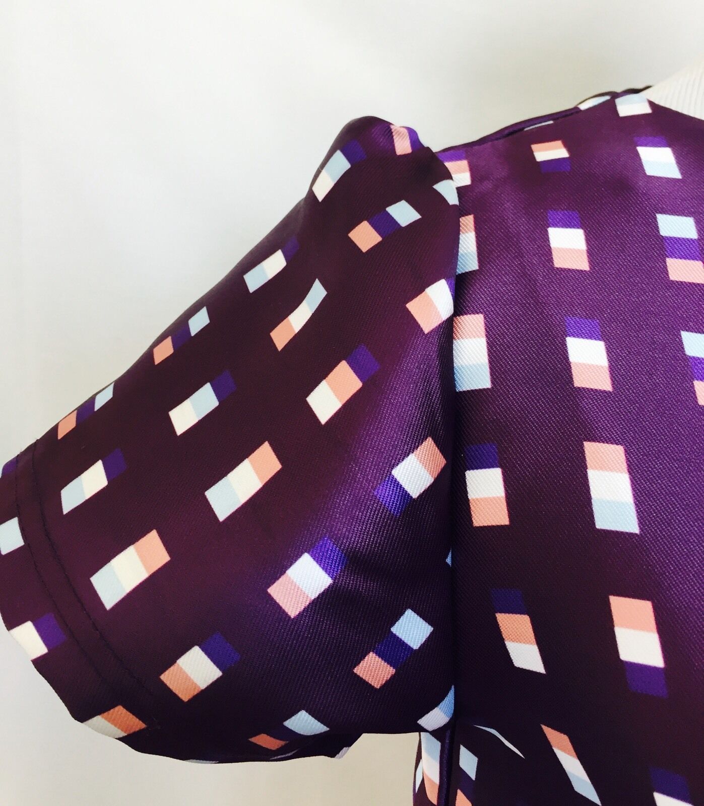 Kingdom And State  Purple Block Blouse. Size S NWT Retails $46.97 Price $22