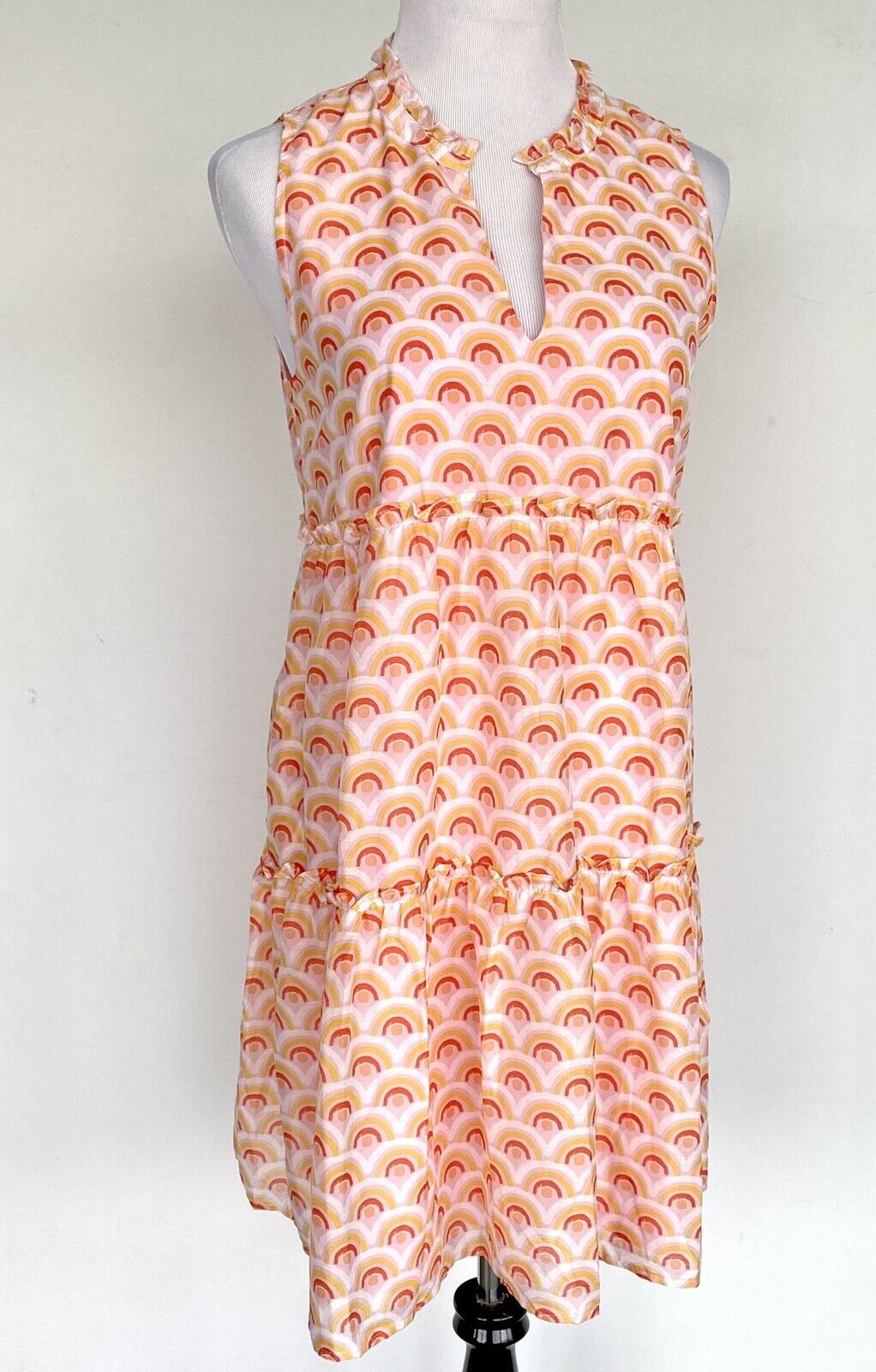 J Marie The Summer Tiered Sleeveless Dress size M Retail $110 Price $65 NWT