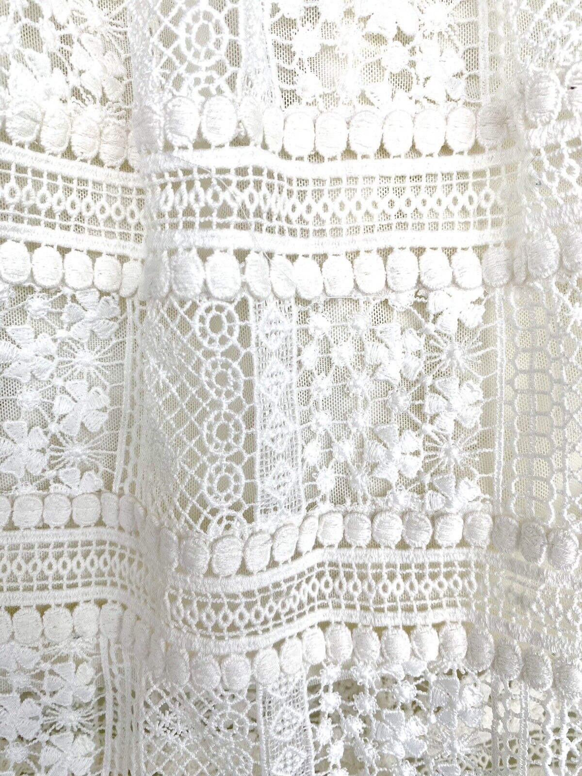 AllSaints Rowan Chalk Crochet Lace Skirt NWT Size 2 Retails $268 Price $119 NWT