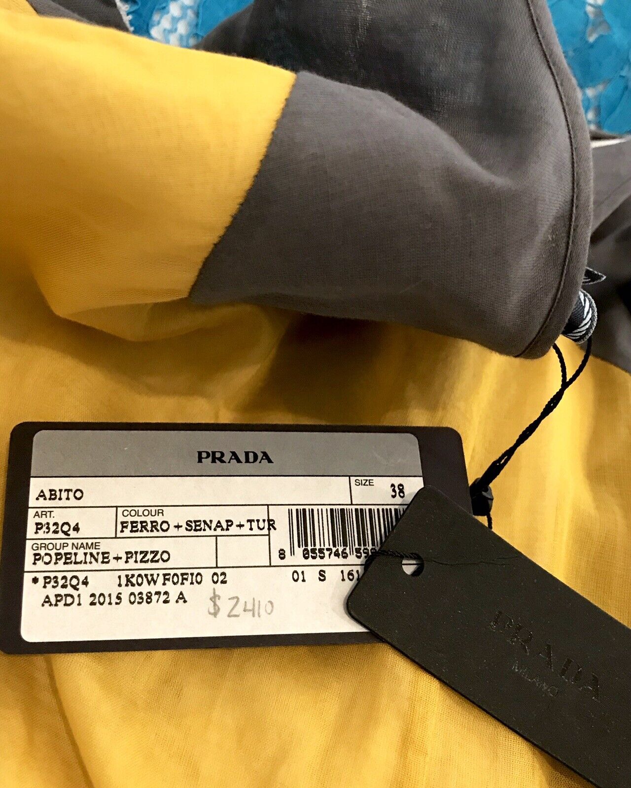 Prada 100% Authentic Lace Slip Dress NWT Sz IT 38 US 2 Retail $2410 Price $595