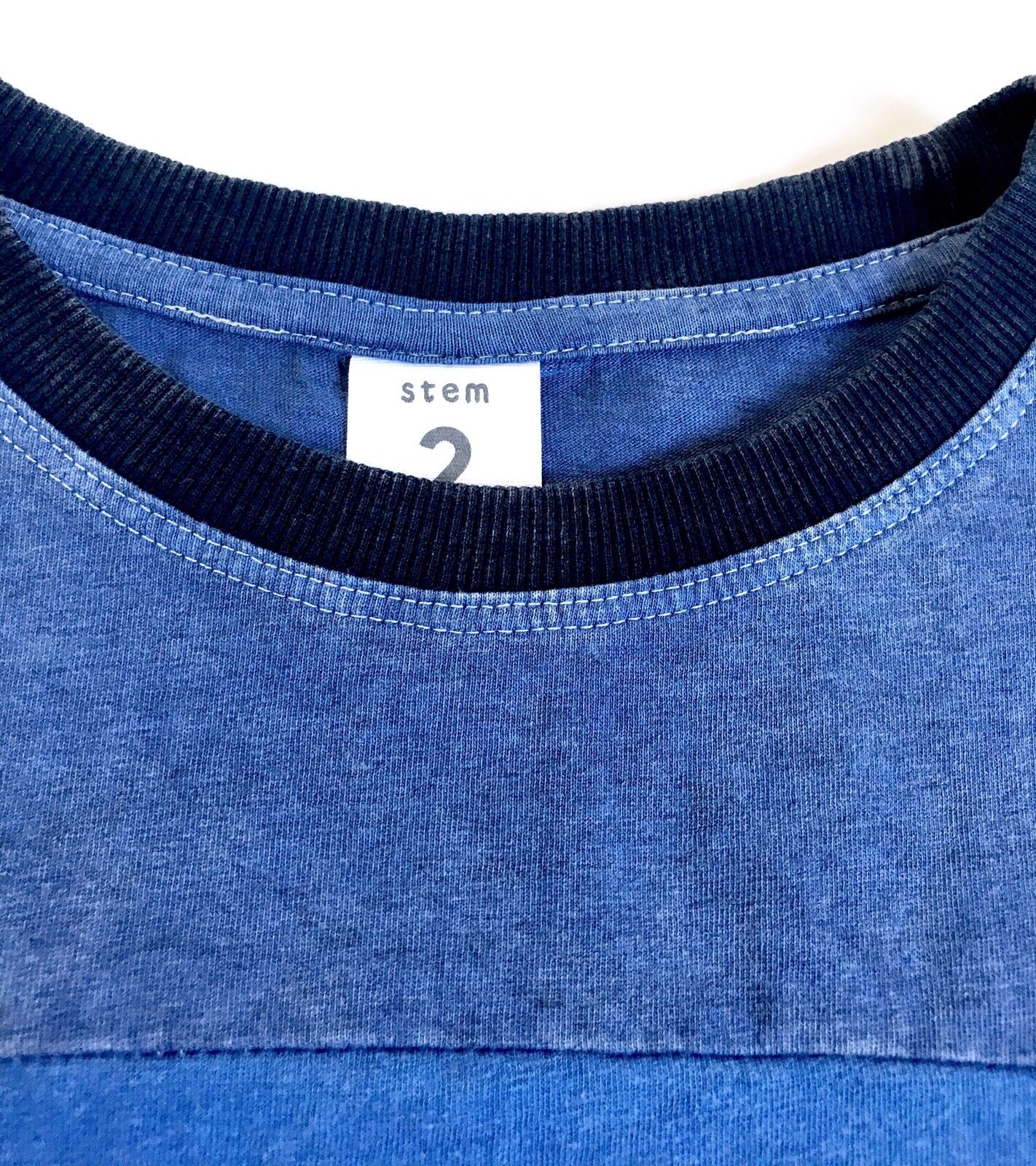 Stem Baby Boys Blue Tee Shirt Age 2 Retails $22 Price $13.20 NWT