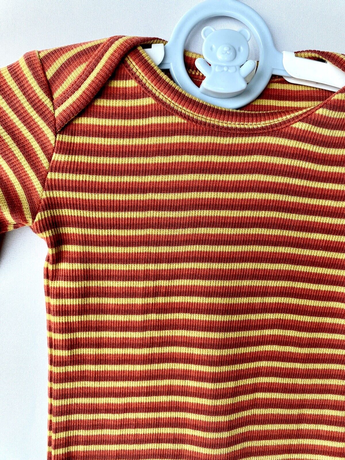 Kate Quinn Organic Cotton Stripe Footie Retail $38 Price $28 0-3 M