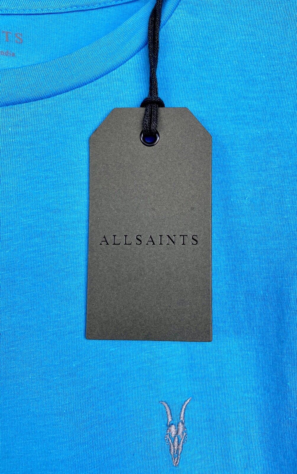 AllSaints Nic Tonic Blue Crew Tee. NWT Price $40 All Saints  Size S