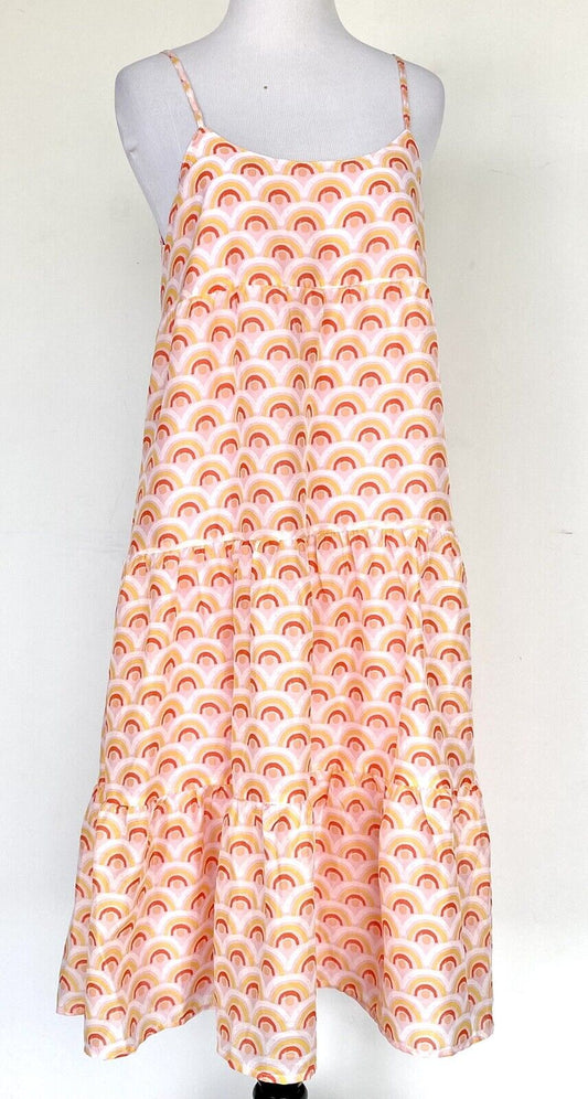 J Marie The Summer Tiered Midi Dress size M Retail $118 Price $66