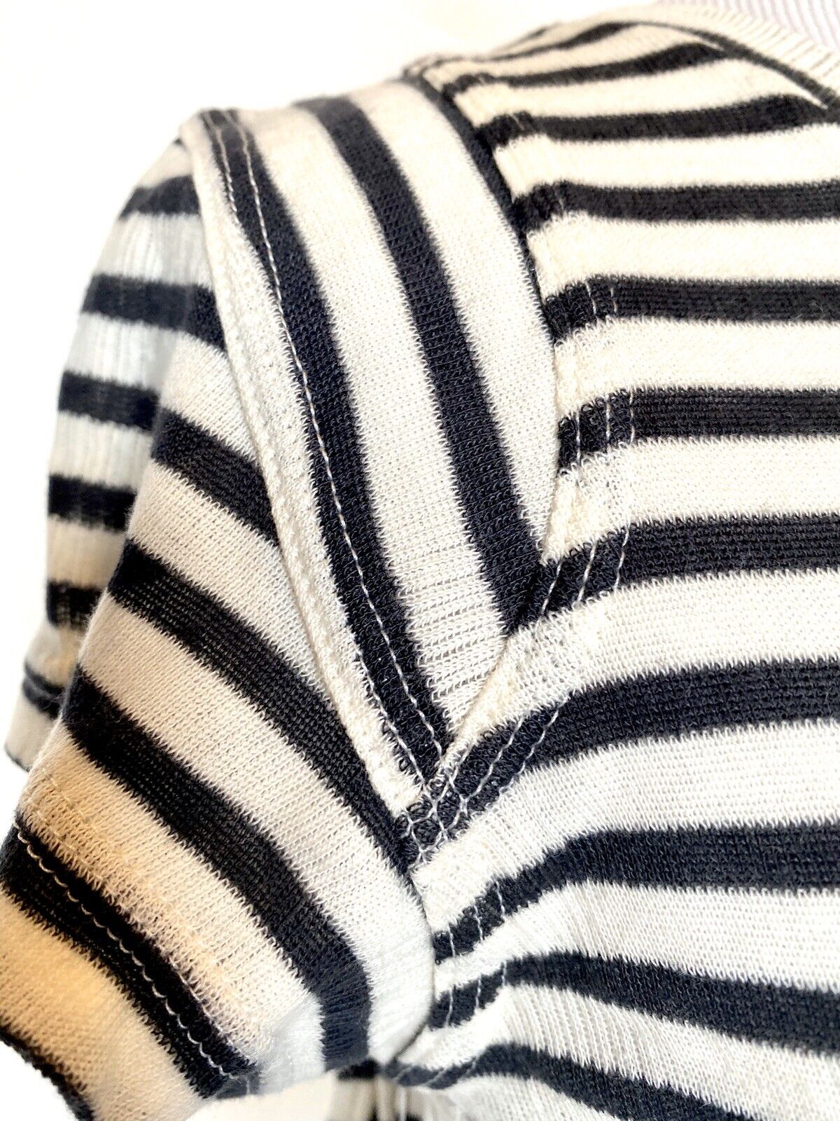 Free People JoJo Striped Stretch Swing Top Retail $68 Price $22 NWT Size XS