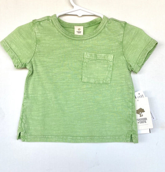 Tucker + Tate Green Washed Out T-Shirt. NWT Price $1$15 Age 6m 100% Soft Cotton