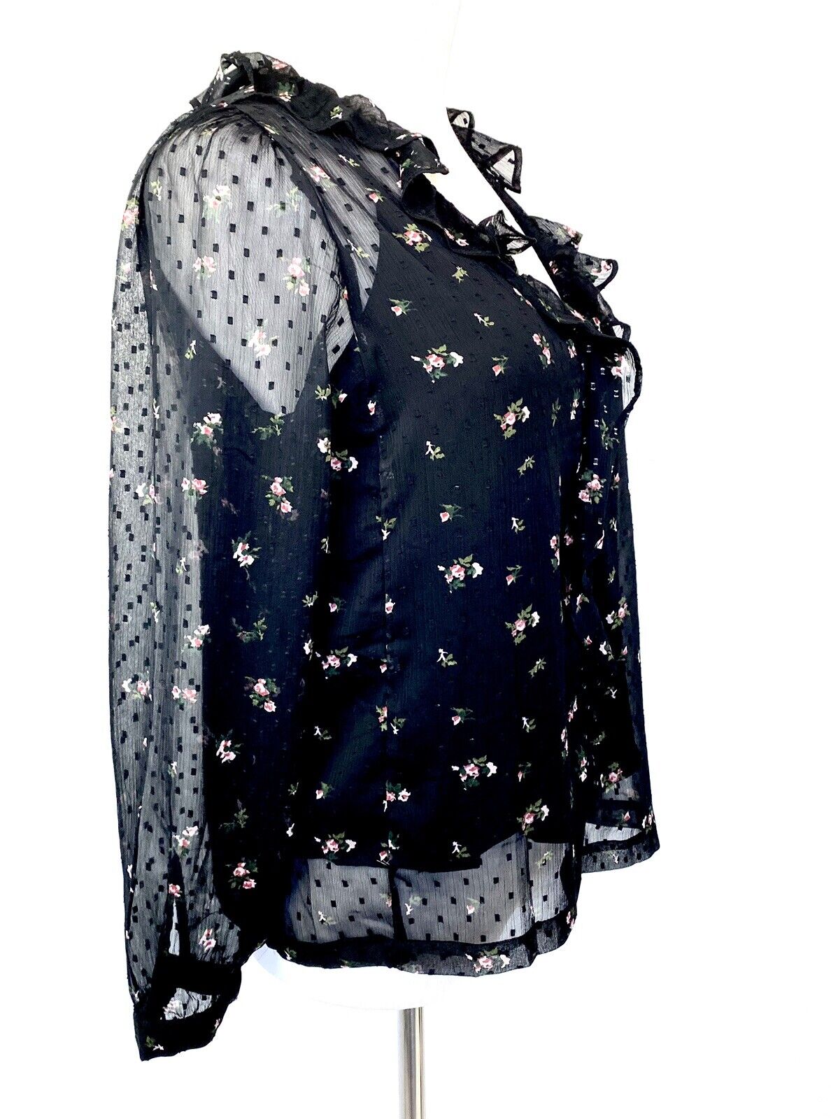 AllSaints Ari Aster 2 Pc Ruffle Top NWT Retail $150 Price $68 Size 6 All Saints