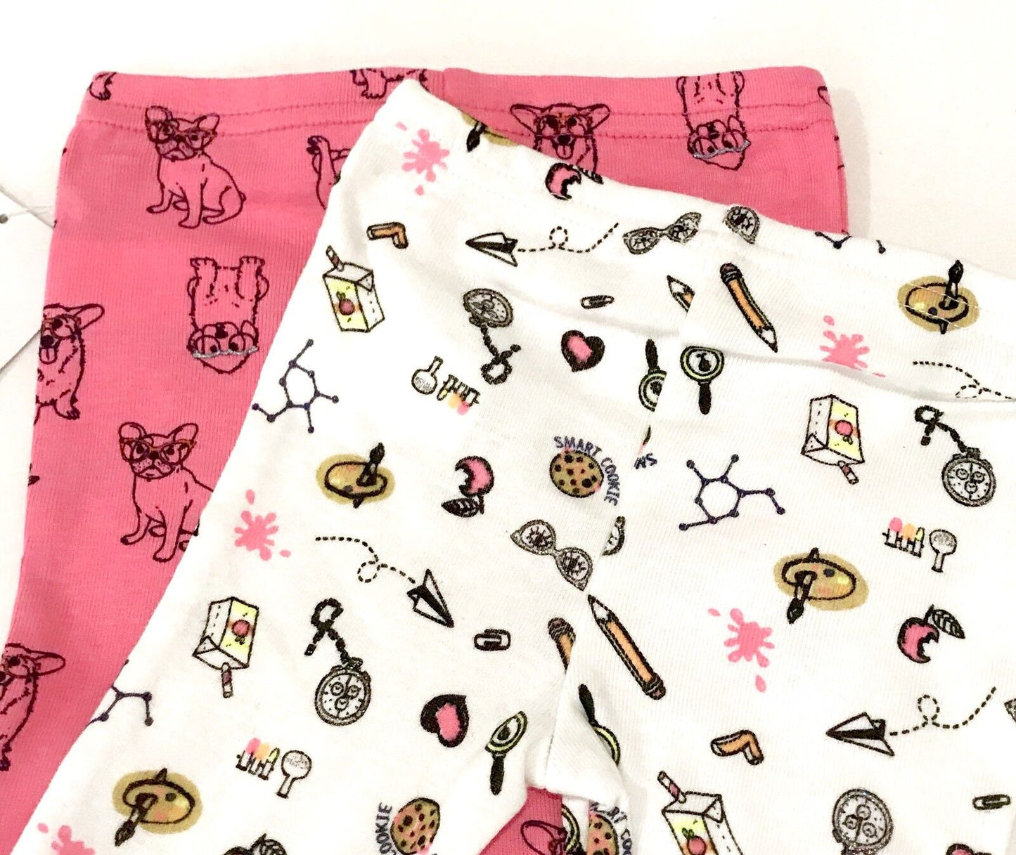Rosie Pope 2 Set Baby Girl Puppy Leggings  Size 3-6 Months. NWT Price $12
