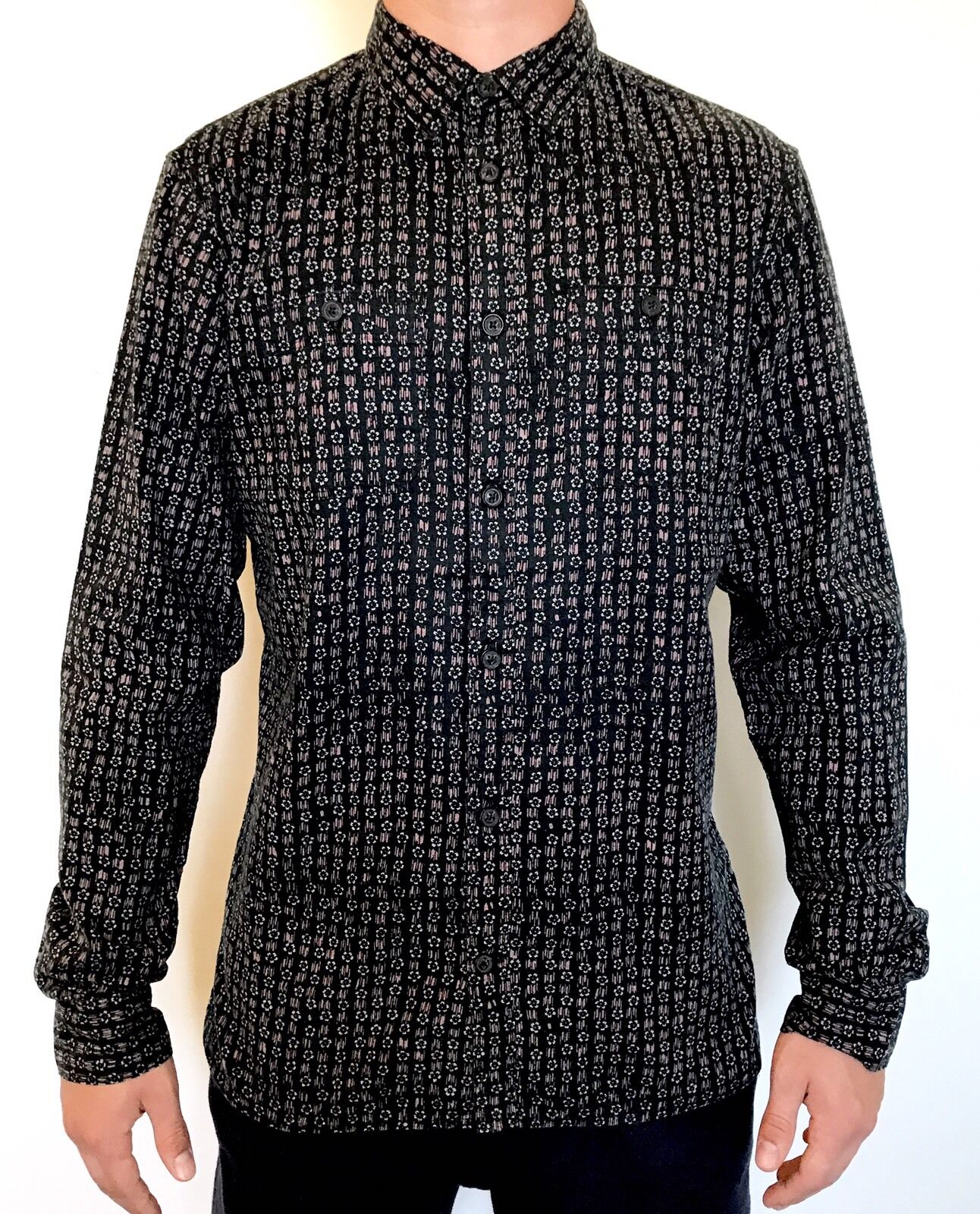 AllSaints indiola LS Shirt  Retail $178 NWT Price $78 All Saints XS