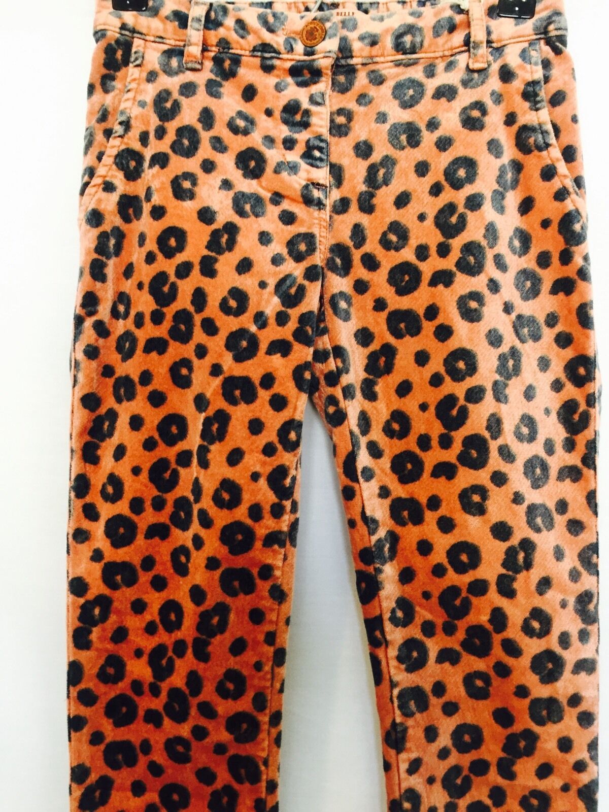 Scotch R'Belle  Soft Coral Leopard Dress Pants NWT Age 12 Retails $99 Price $38