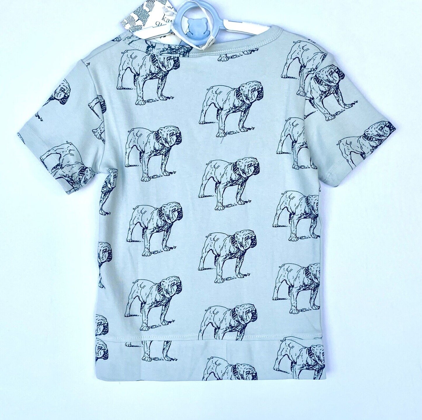 Kate Quinn Organic Cotton Crew Tee Bulldogs Top Price $28 Age 7