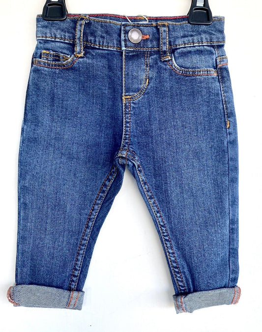 Monsoon London Blue Stretch James Jeans 3-6 Months Price $29