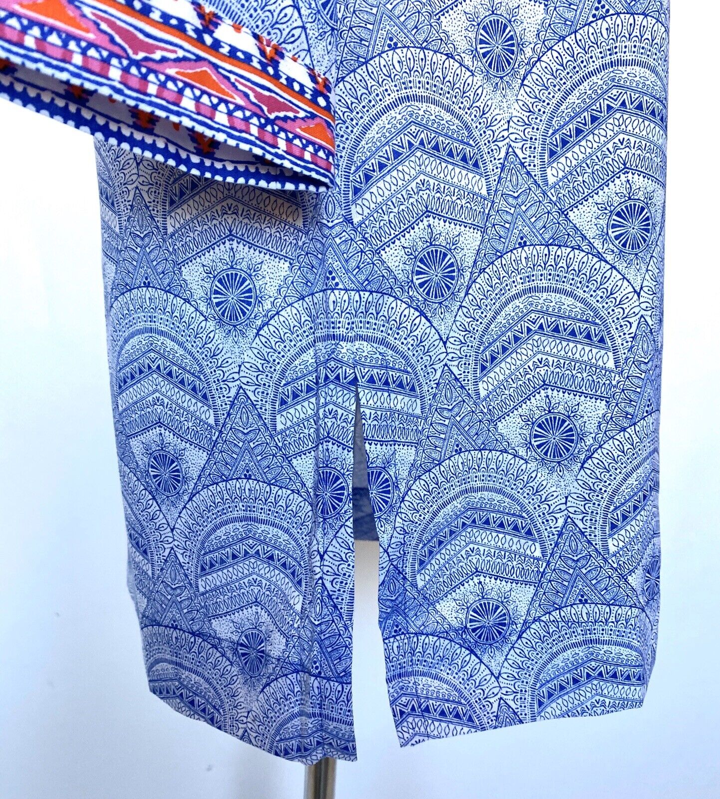 Blue Beach 3/4 Sleeve Tunic Retail $89 Price $29 NWT Sz 2 Cotton