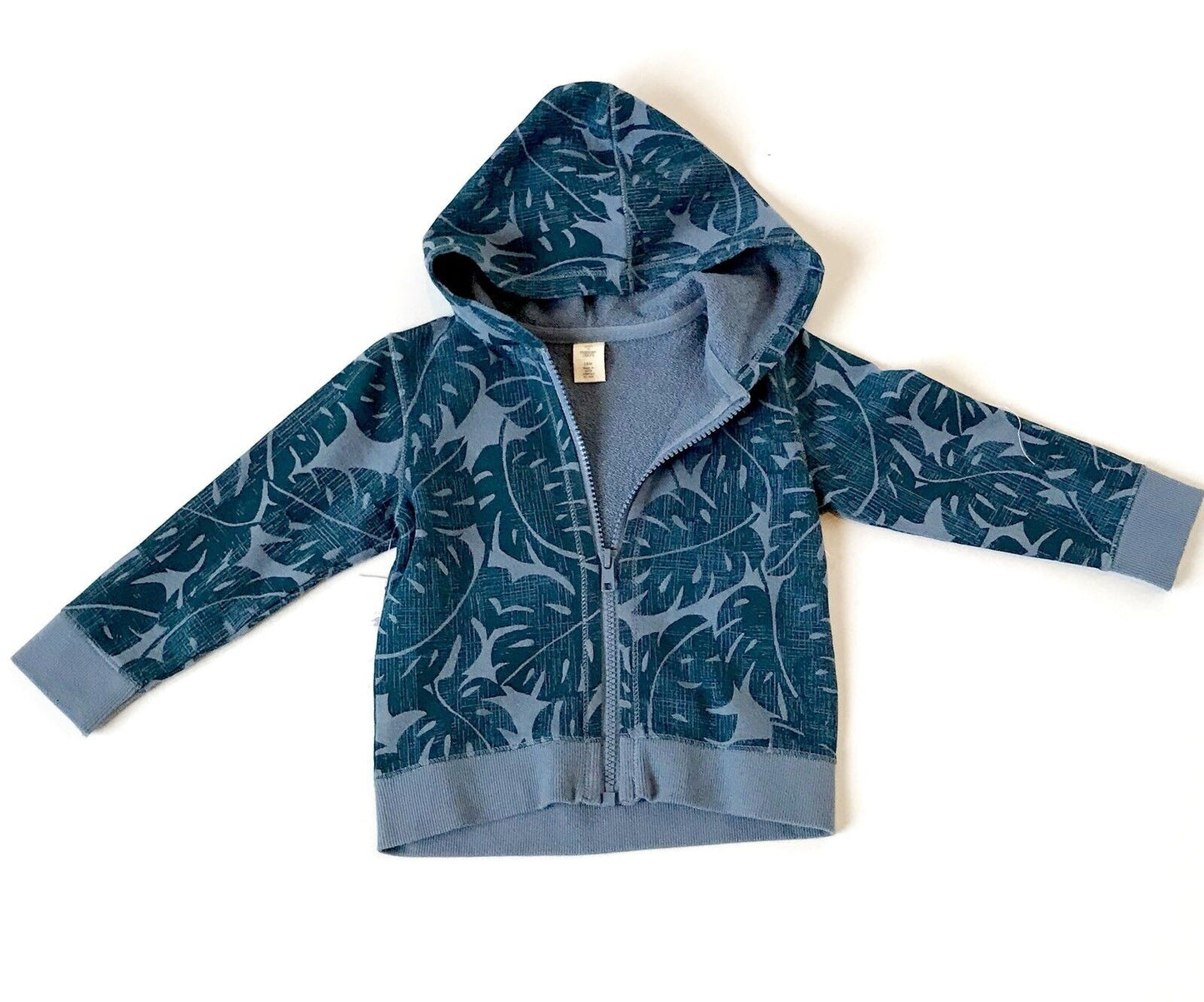 Tucker +  Tate  Blue Hawaiian Style Hoody NWT Retails $35 Price $18.50 Age 18 M