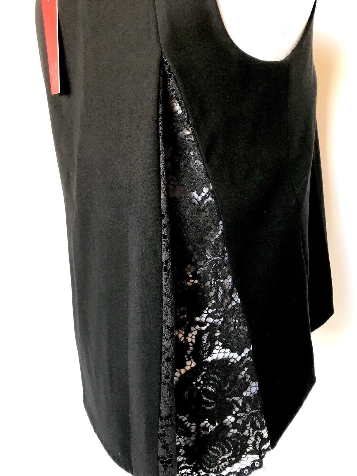 Carolina Herrera Black Lace Panel Swing Top. NWT Retail $325 Price $156 Size 4