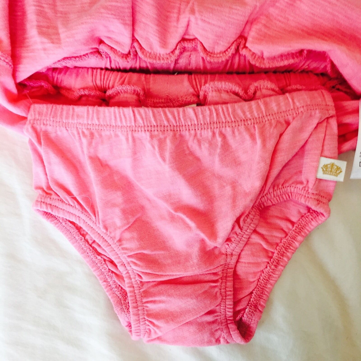 Rosie Pope Baby Pink Bow Tutu With Attached Knickers. Retails $28 NWT 12 M $18
