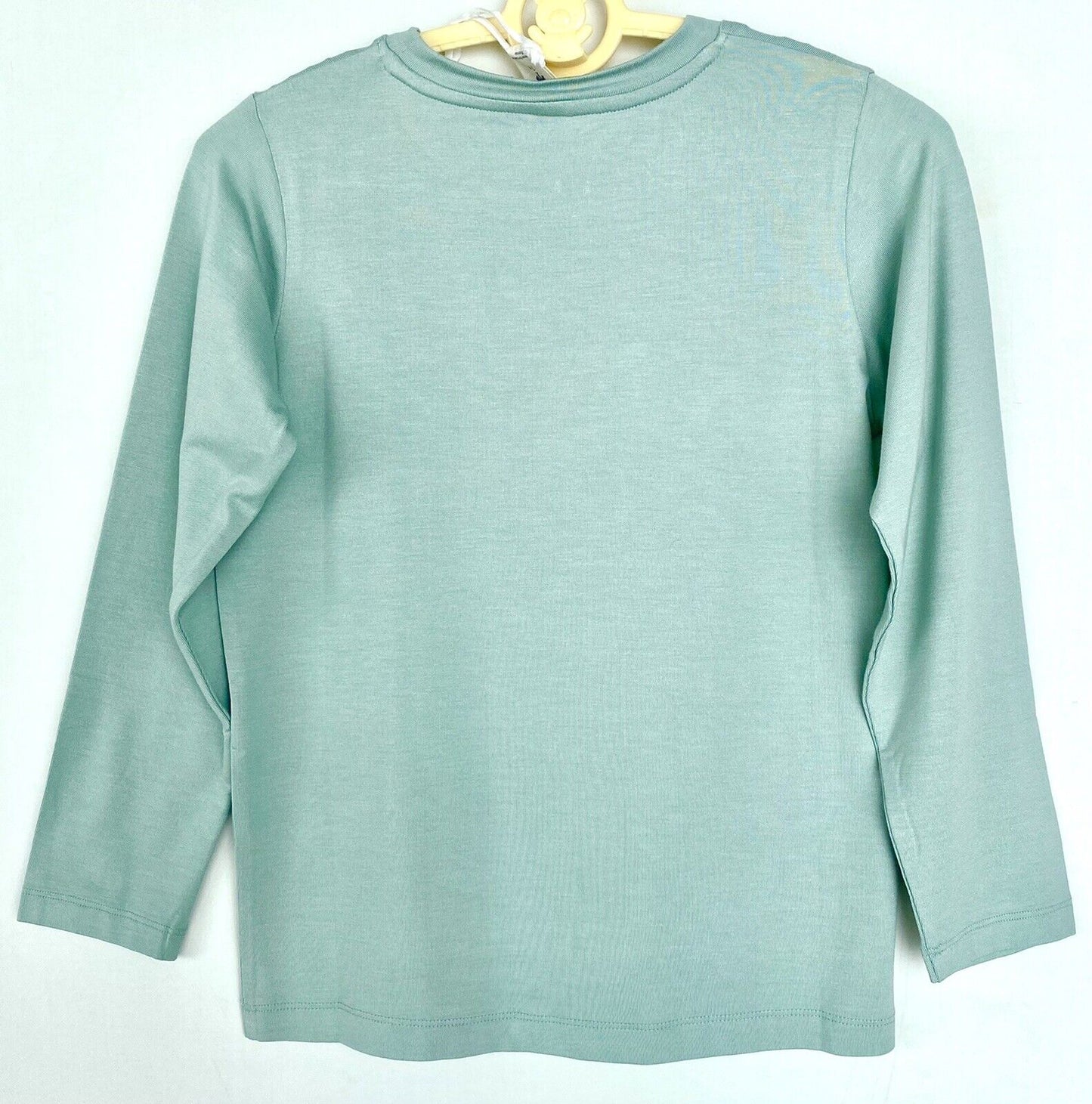 Kate Quinn Super soft Bamboo Crew LS Tee Light Jadeite $36 Price $28 Age 7