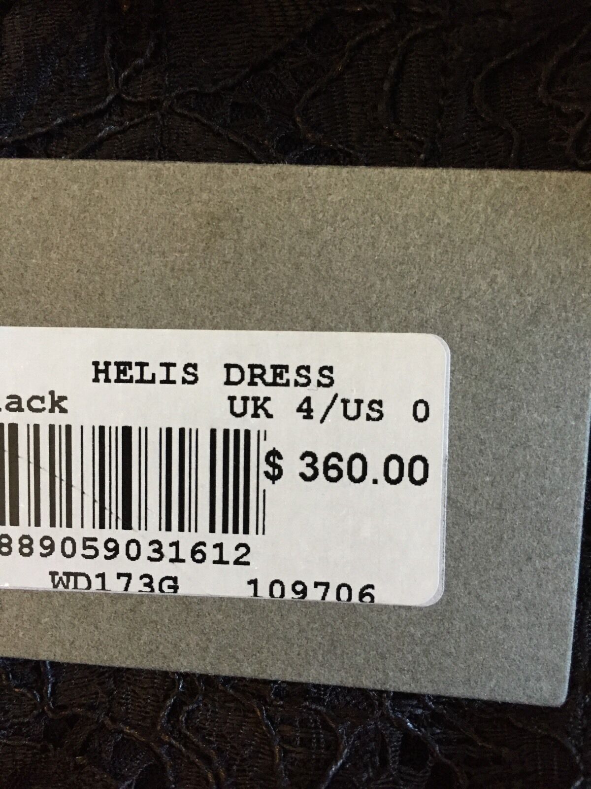 AllSaints Helis Black Bodycon Dress. NWT Retail $360 Price $145 All Saints 0