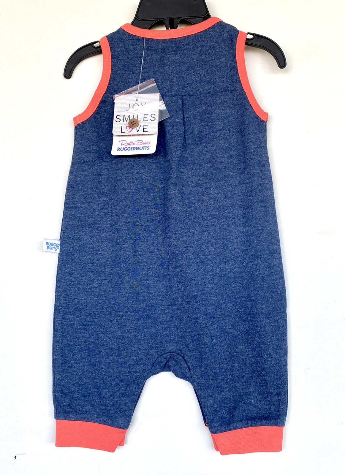 Ruffle Butts ruggedbutts navy pocket romper 0-3 m price $30