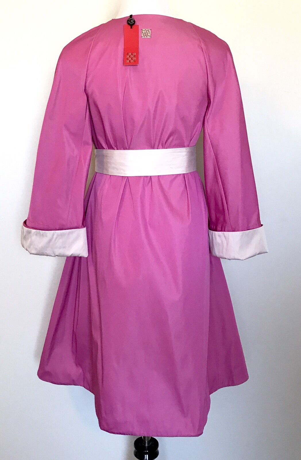 Carolina Herrera Pink Wrap Coat Retails $1,145 NWT Price $299 Size XXS