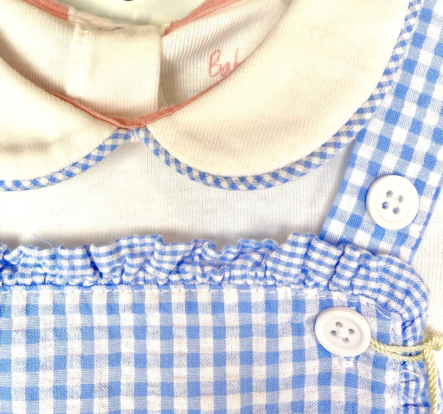 Baby Boden Baby 2 Pc Gingham Romper & Top 6-12 M Retail $52 Price $39 NWT