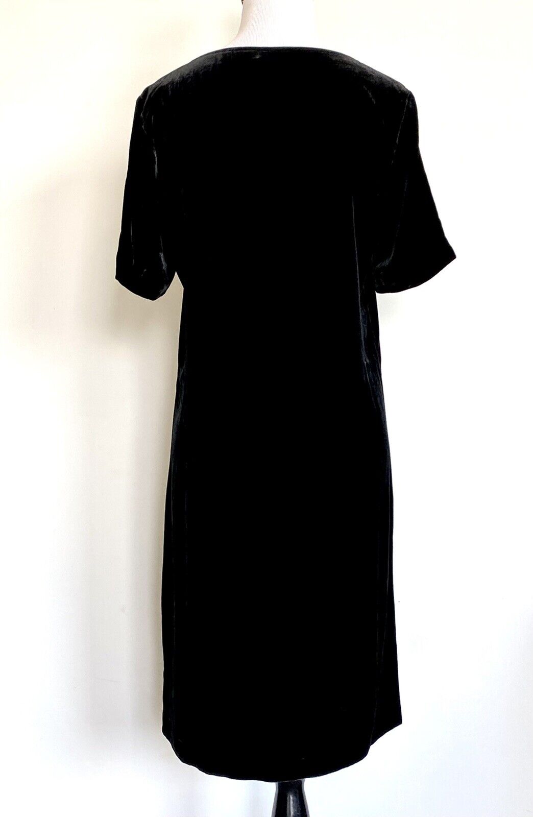 Sundance Olivia Velvet Silk Mix Black Dress Retails $168 Price $64 NWT Size XS