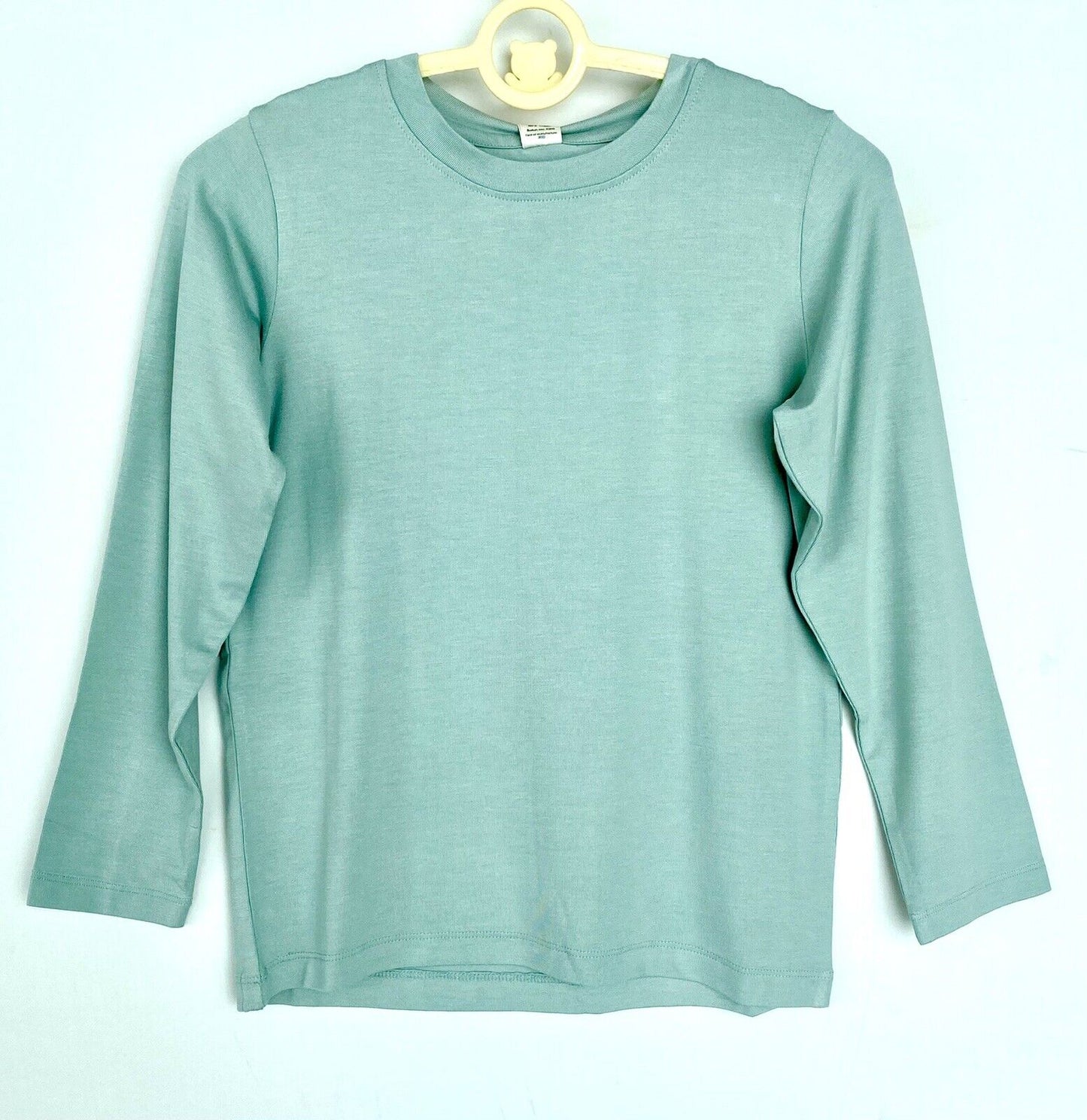 Kate Quinn Super soft Bamboo Crew LS Tee Light Jadeite $36 Price $28 Age 7