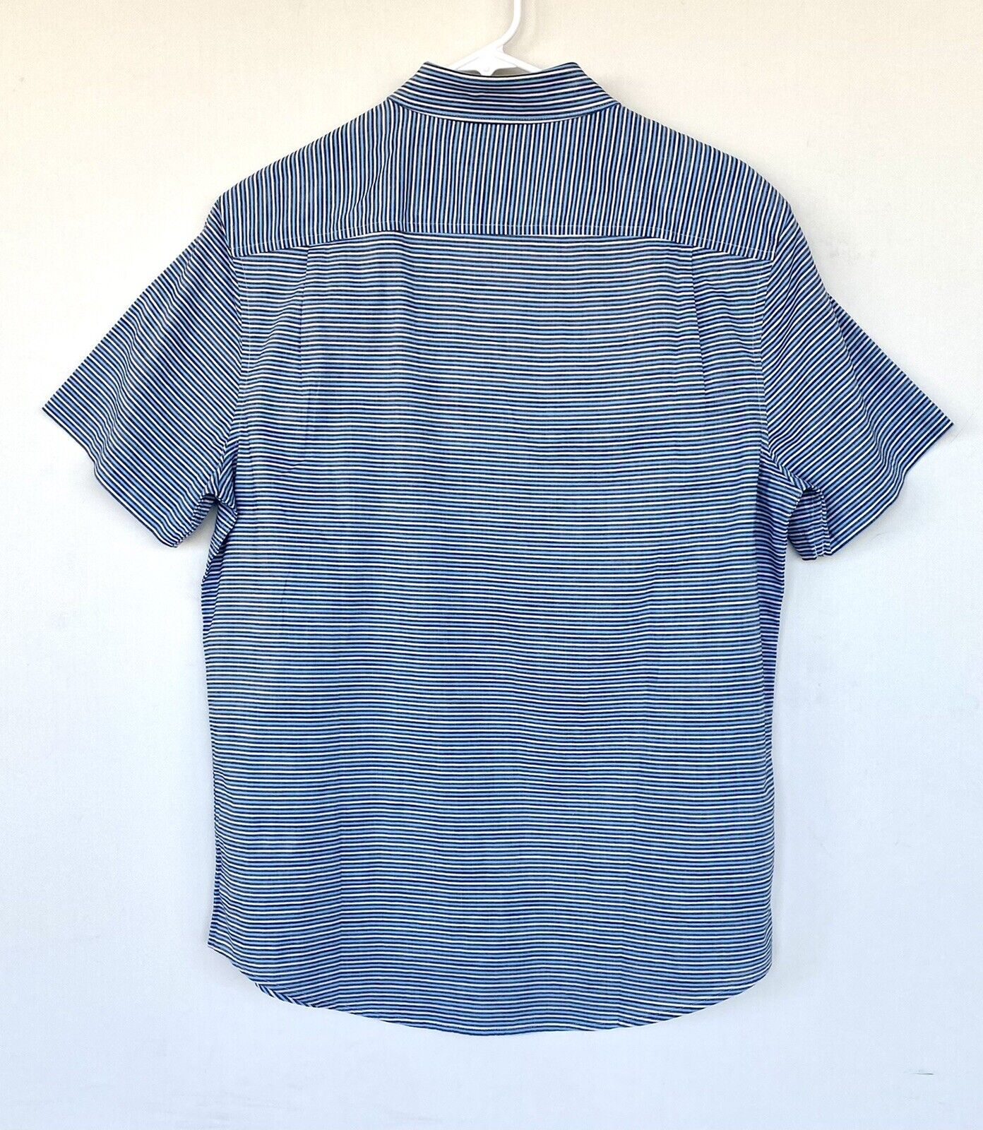 NWT Penguin Size Medium Stripe SS Shirt Retail $85 Price $45 Cotton