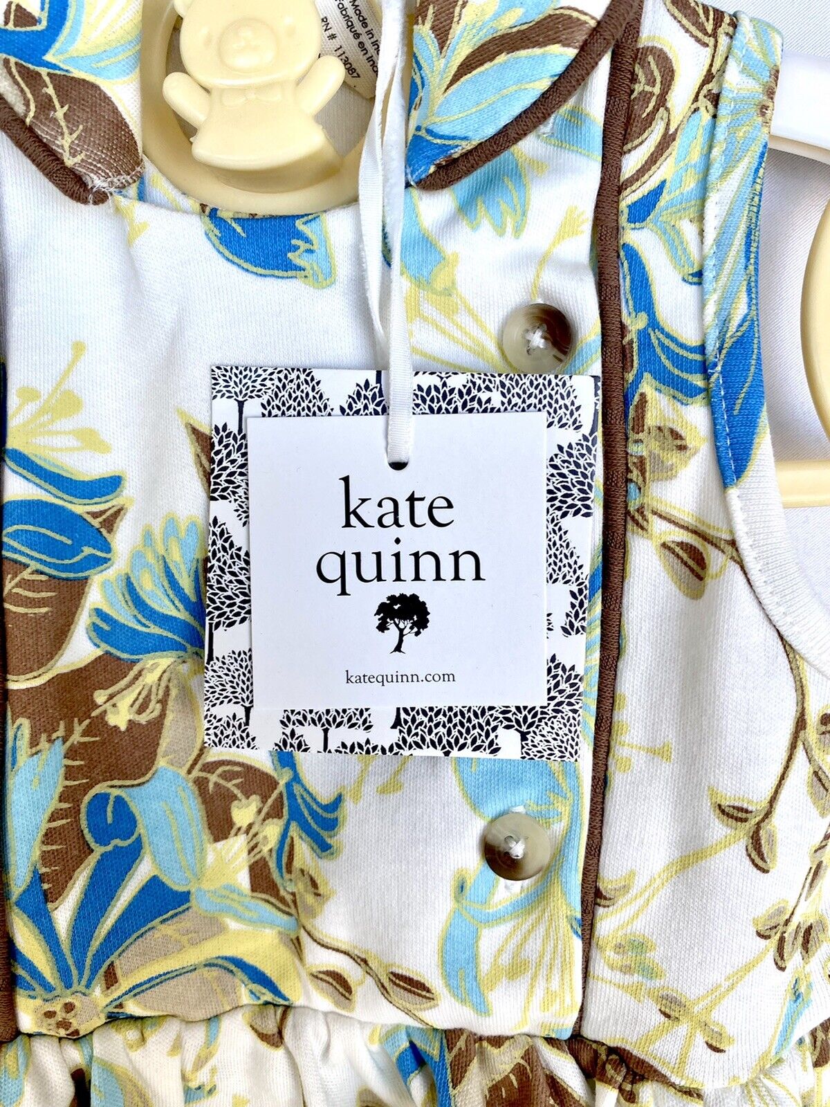 Kate Quinn 100% Organic Cotton Pocket Dress Retail $46 Price $32 3-6M